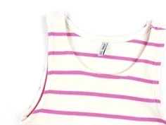 Kids ONLY strawberry pink/cloud dancer stribet short top